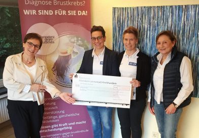 Spendenaktion Tor-Aktie – 2.400€ für den Verein Kompetenz gegen Brustkrebs e.V.